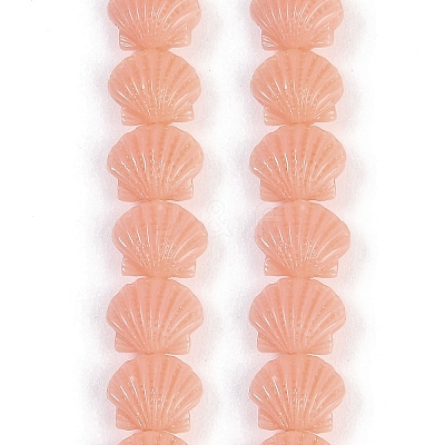 Synthetic Coral Dyed Carved Beads Strands CORA-K009-05A-04-1