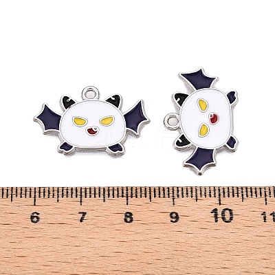 Halloween Theme Alloy Enamel Pendants ENAM-T020-08E-1