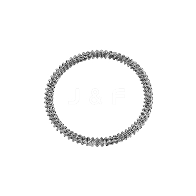304 Stainless Steel Twisted Chains Bracelets BJEW-OY001-05P-1