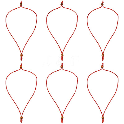 Adjustable Waxed Polyester Cord Necklace Making NJEW-TAC0029-1