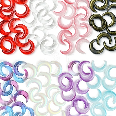 20Pcs Gradient Color Handmade Lampwork Beads LAMP-FS0001-18H-1