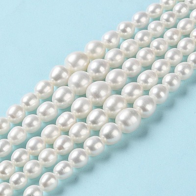 Natural Cultured Freshwater Pearl Beads Strands PEAR-E018-68-1