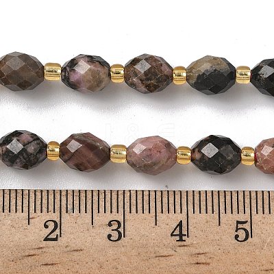 Natural Rhodonite Beads Strands G-F809-A21-01-1
