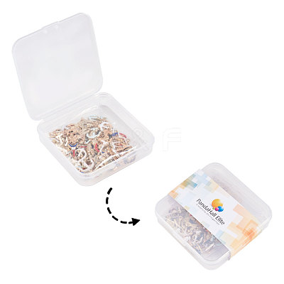 PandaHall Elite Enamel Pendants ENAM-PH0001-14-1