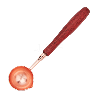 Brass Wax Sticks Melting Spoon AJEW-I043-01RG-01-1