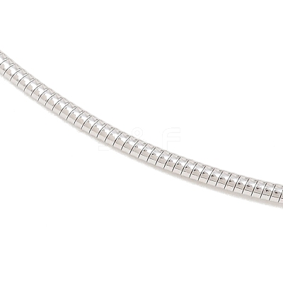 2MM Round Brass Chain Necklace Making KK-P354-02P-1