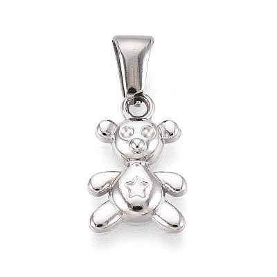 303 Stainless Steel Pendants STAS-Q110-05P-1