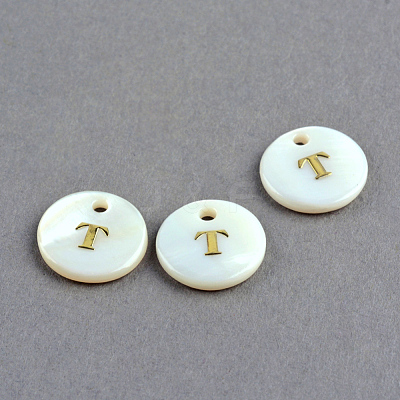 Freshwater Shell Pendants SSHEL-S249-T-1