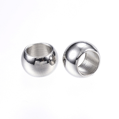 Tarnish Resistant 201 Stainless Steel Beads STAS-E147-25P-1