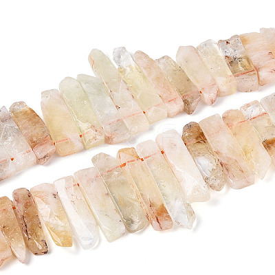 Natural Citrine Beads Strands G-R419-23-01-1