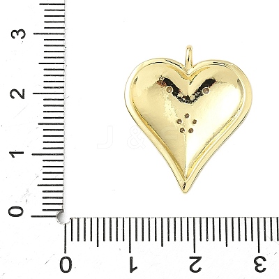 Brass Micro Pave Cubic Zirconia Pendants KK-Z120-15G-1