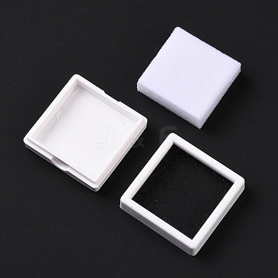 Square Plastic Diamond Presentation Boxes LS-OBOX-G017-01B-1