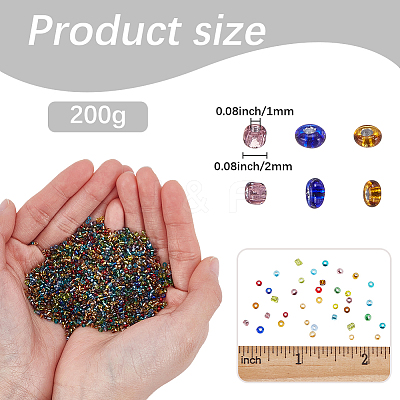 200G Glass Seed Beads SEED-SP0001-16A-1