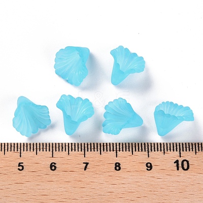 Frosted Acrylic Bead Caps MACR-S371-10A-755-1