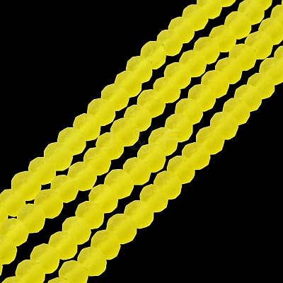 Transparent Glass Beads Strands X-EGLA-A034-T10mm-MD29-1