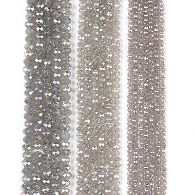 Electroplate Glass Beads Strands EGLA-A044-J6mm-B10-1