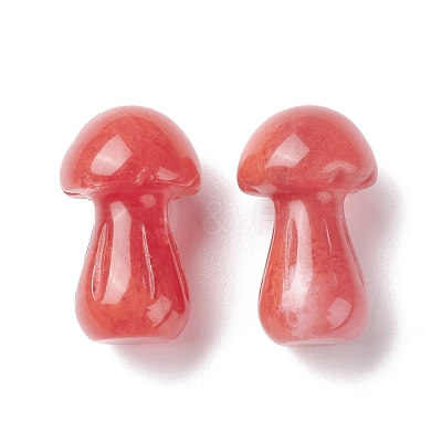 Synthetic Cherry Quartz Glass GuaSha Stone G-A205-25Q-1