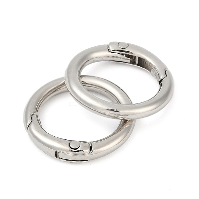 Alloy Spring Gate Clasps FIND-H012-05P-1