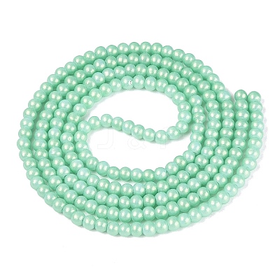 Baking Paint Glass Pearl Beads Strands LS-DGLA-ZX001-05A-08-1