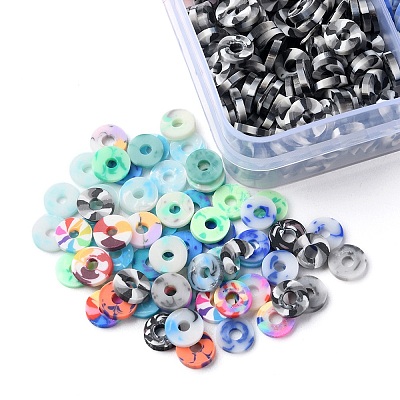 3960Pcs 24 Style Handmade Polymer Clay Beads CLAY-YW0001-77-1