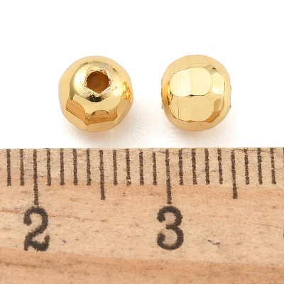 Rack Plated Round Brass Beads FIND-M036-01D-G01-1