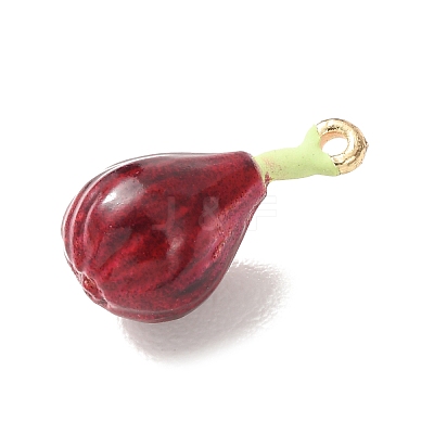 Alloy Enamel Pendants AL-CBA24A7-01G-11-1