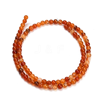 Natural Carnelian Beads Strands GG-CBA1CAF-A01-4mm-1