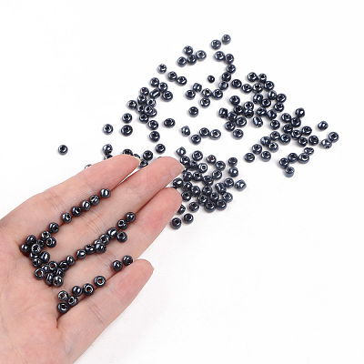 6/0 Glass Seed Beads SEED-US0003-4mm-606-1