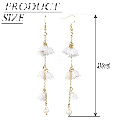 Brass Hoop Earring EJEW-YW00004-1