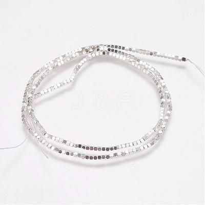 Grade AA Non-Magnetic Synthetic Hematite Bead Strands G-G652-19S-1