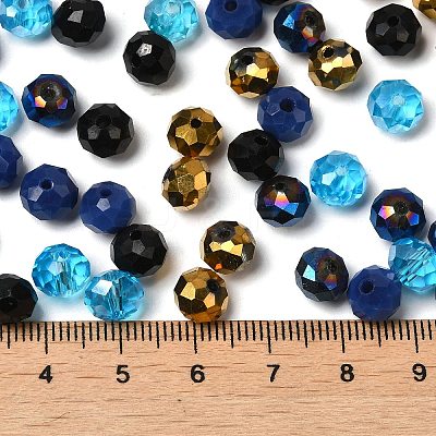 Glass Beads Strands EGLA-A034-SM8mm-36-1