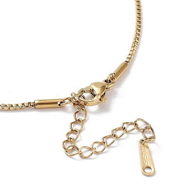 Mother's Day Brass Micro Pave Clear Cubic Zirconia Pendant Necklaces NJEW-G126-01A-1
