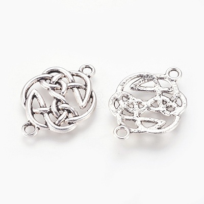 Tibetan Style Alloy Links connectors X-TIBE-S299-035AS-NR-1