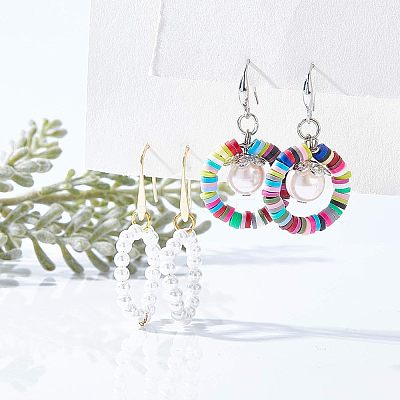 Brass Earring Hooks KK-FH0001-29-1