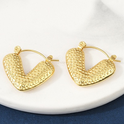 304 Stainless Steel Hoop Earrings for Women EJEW-U046-06B-G-1