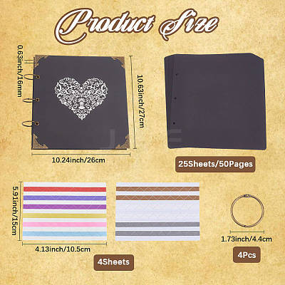 DIY Photo Album Scrapbook Set DIY-WH20011-55C-1