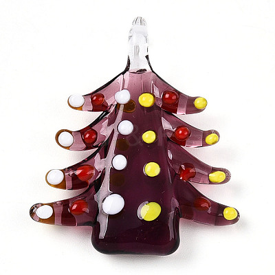Handmade Lampwork Pendants LAMP-T023-12D-1