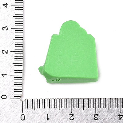 Environmental Protection Theme Opaque Resin Cabochons LS-CRES-Z013-03C-1