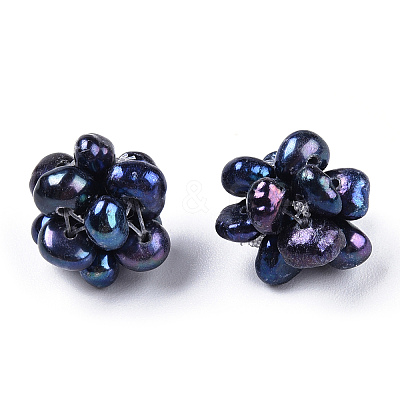 Round Natural Cultured Freshwater Pearl Beads PEAR-N020-10D-1