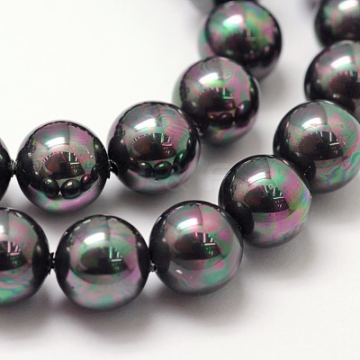 Shell Pearl Bead Strands X-BSHE-L025-05-10mm-1