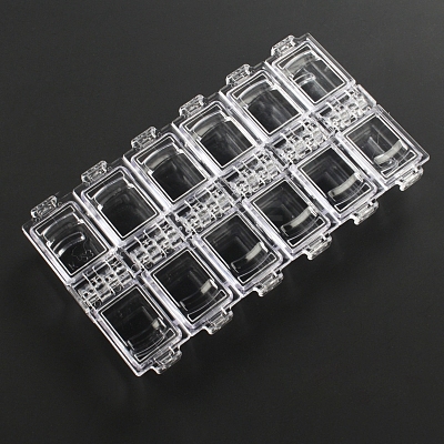 Acrylic Bead Containers PW-WGB13F7-01-1