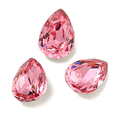 Glass Rhinestone Cabochons RGLA-L029-19B-209-1