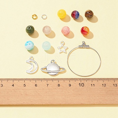DIY Planet Earring Bracelet Making Kit DIY-FS0004-33-1