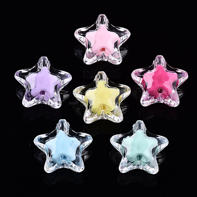 Transparent Acrylic Beads TACR-N011-001C-01-1