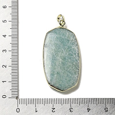 Natural Amazonite Pendants G-A099-01G-05-1