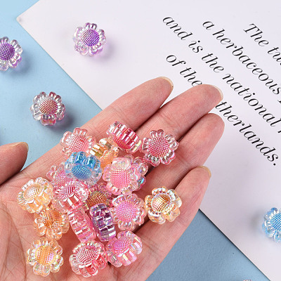 Transparent Acrylic Beads TACR-S152-10B-1