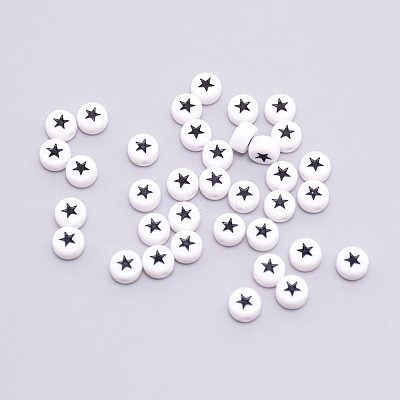 Opaque Acrylic Beads ACRC-TAC0001-01E-1