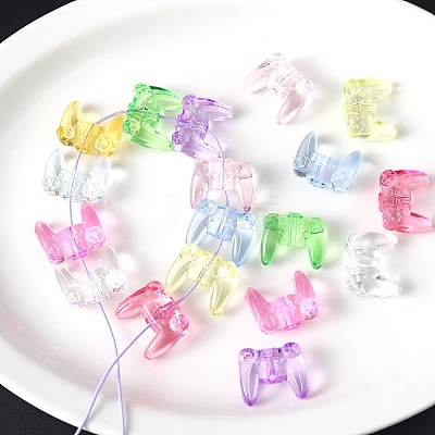 Transparent Acrylic Beads TACR-F008-09E-1