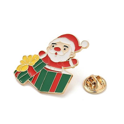 Christmas Enamel Pin JEWB-K028-01B-G-1