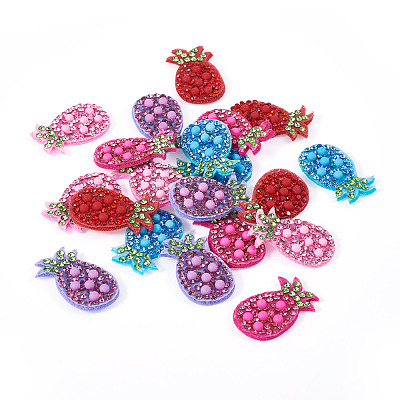 20Pcs 5 Colors Rhinestone Patches PATC-TA0001-07A-1